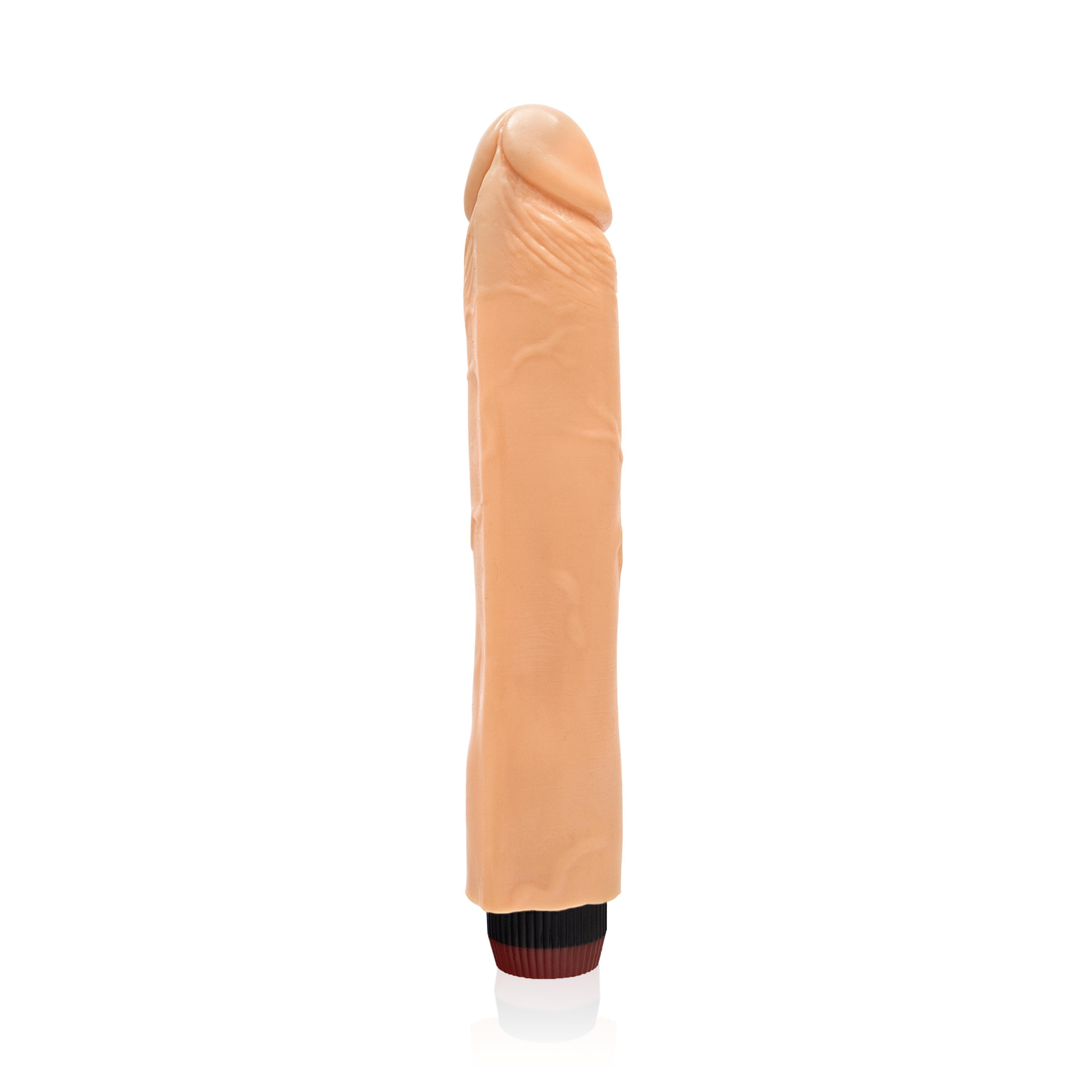 SI IGNITE Cock Dong with Vibration, Flesh, 26 cm