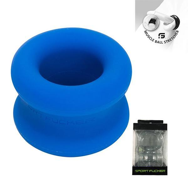 Sport Fucker Muscle Ball Stretcher, Blue, ¯ 56 mm