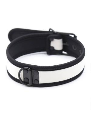 RudeRider Neoprene Puppy Collar White