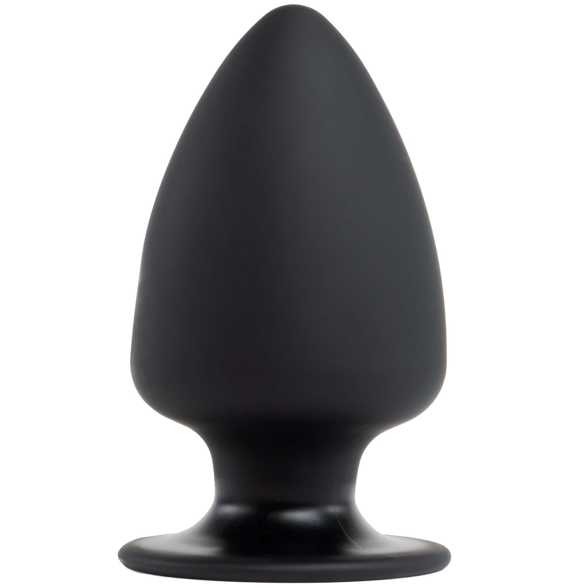 SILXED Premium Silicone Butt Plug L, 13 cm, Black