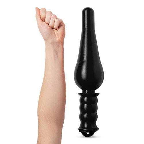 Bulls Eye Anal Dildo Night Stick - Wide Investigation, 37 cm, Black