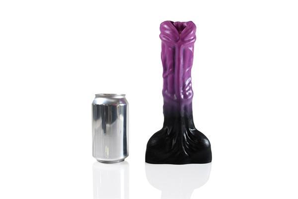 HellHound Trojan Dildo Large, 26 cm, Black & Purple