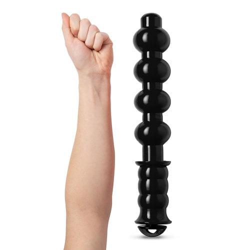 Bulls Eye Anal Dildo Night Stick - Excessive Force, 38 cm, Black