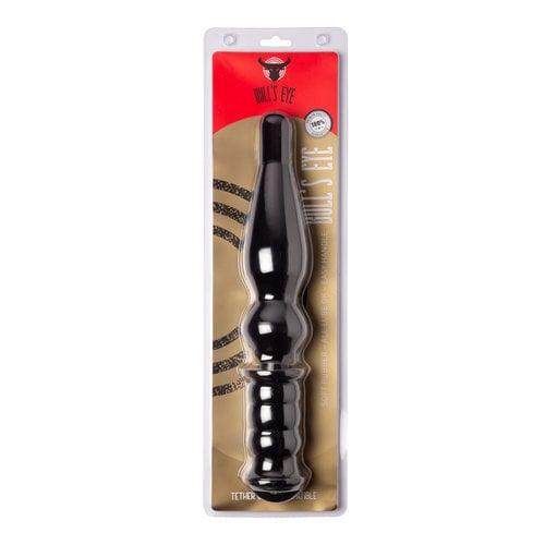 Bulls Eye Anal Dildo Night Stick - Police Brutality, 37,5 cm, Black