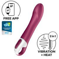 Satisfyer Big Heat Connect App Vibrator, Fuchsia, 22,5 cm