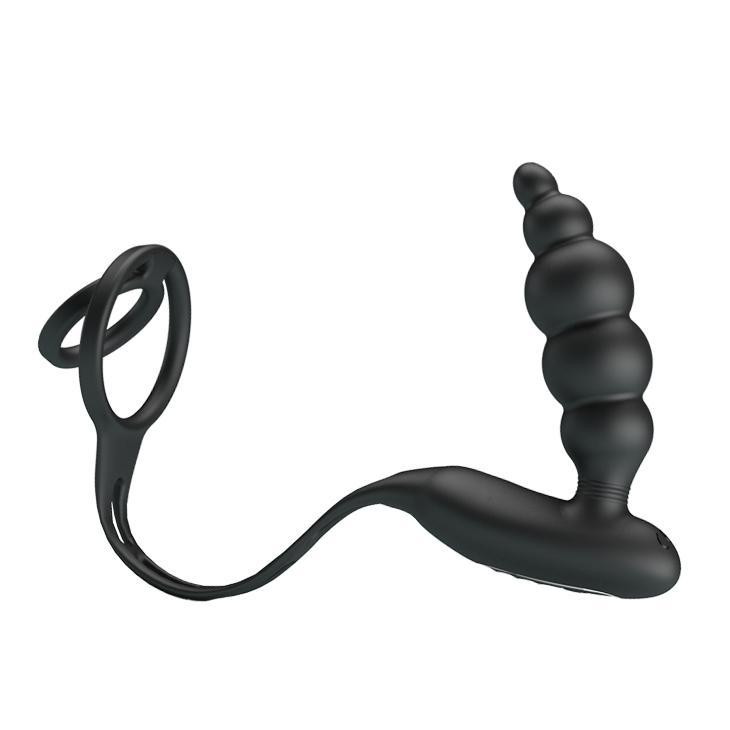 PRETTY LOVE - Vibration Penis Sleeve Iii, 12 functions of vibrationmemoryUSB rechargeablesilicone, waterproof L:212mm W:51mm H:95mm