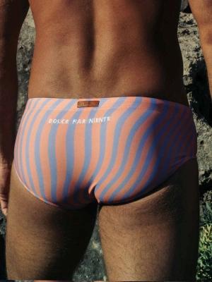 2Eros V40 Printed Swim Briefs Sunga Dolce Purple - Size: M