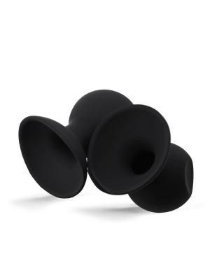 Rude Rider Nippe Sucker Medium 2-Set Black