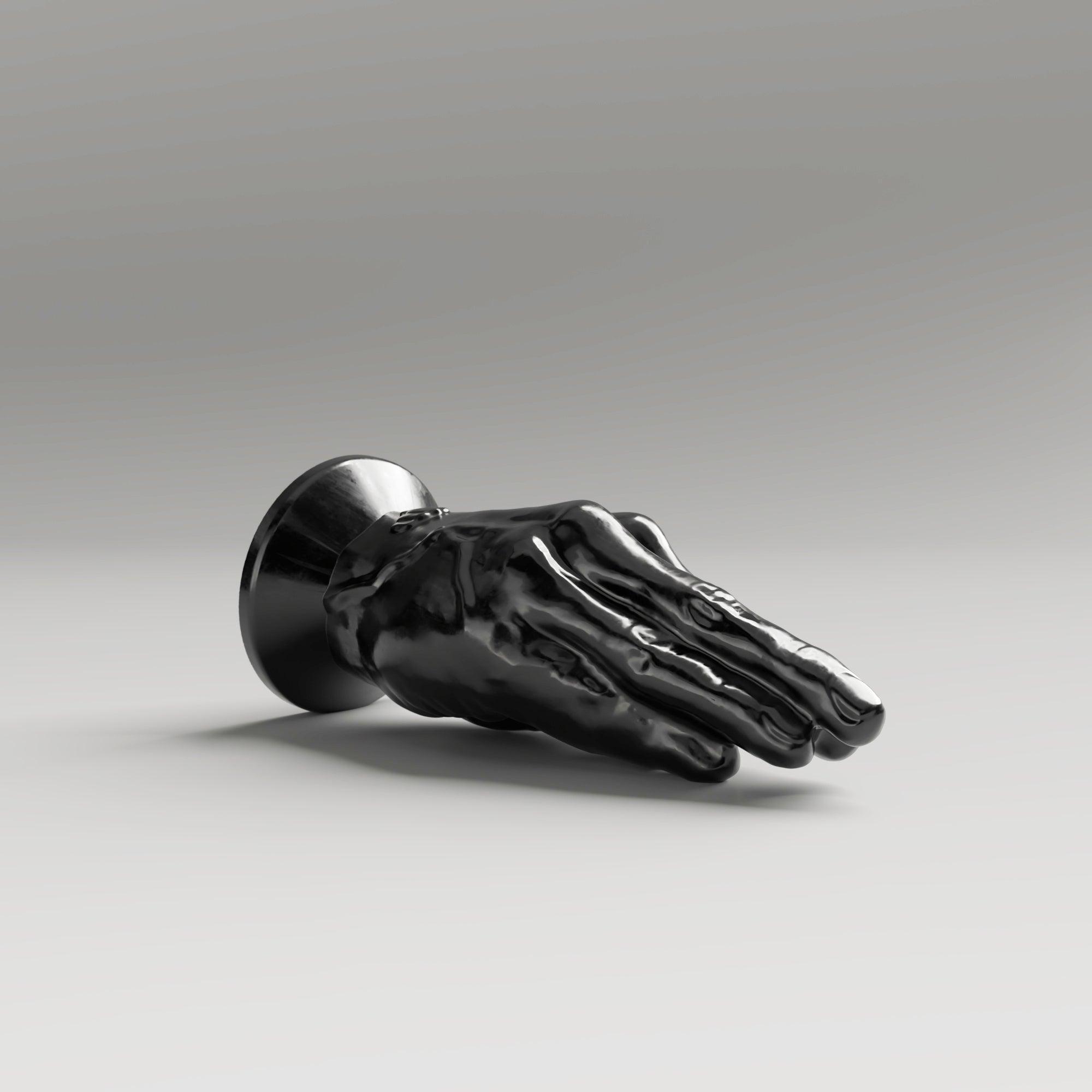 All Black Steroid Good Game Butt Plug, 25 cm
