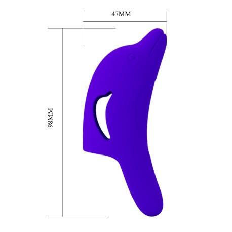 Pretty Love Delphini Honey Finger Blue Vibrator