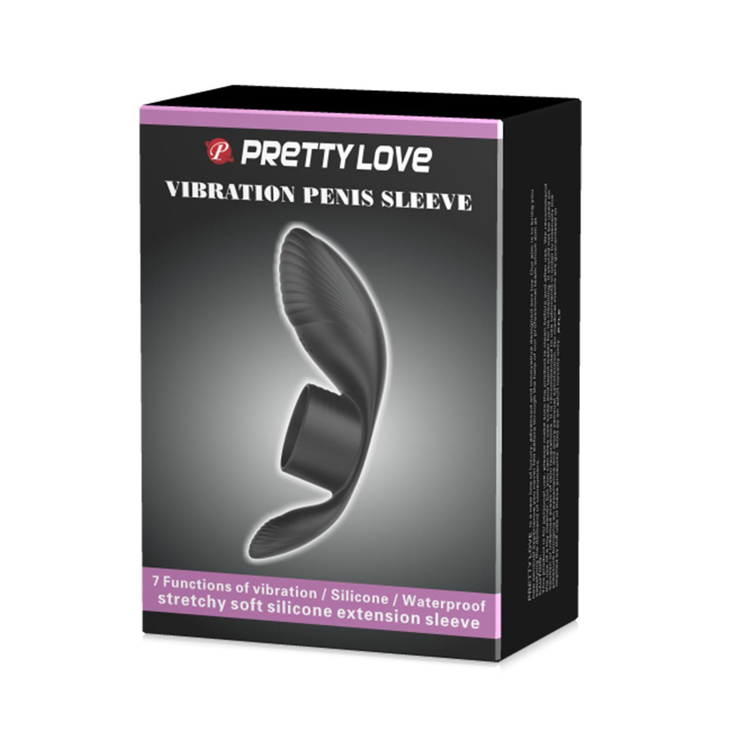 PRETTY LOVE - Vibration Penis Sleeve , 7 functions of vibrationwaterproof, memoryUSB rechargeablesilicone L:110mm W:45mm H:47mm PRETTY LOVE - Vibration Penis Sleeve , 7 functions of vibrationwaterproof, memoryUSB rechargeablesilicone L:110mm W:45mm H:47mm