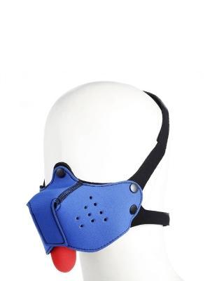 Rude Rider Puppy Face Mask Neoprene Blue