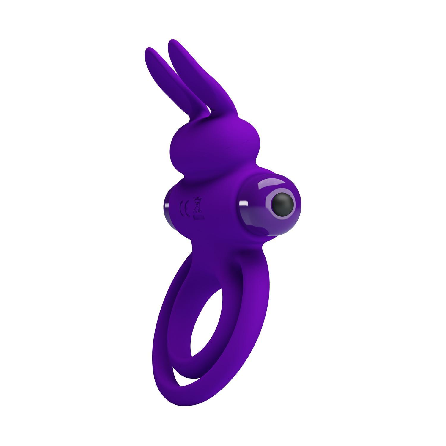 PRETTY LOVE - Vibrant Penis Ring, Purple