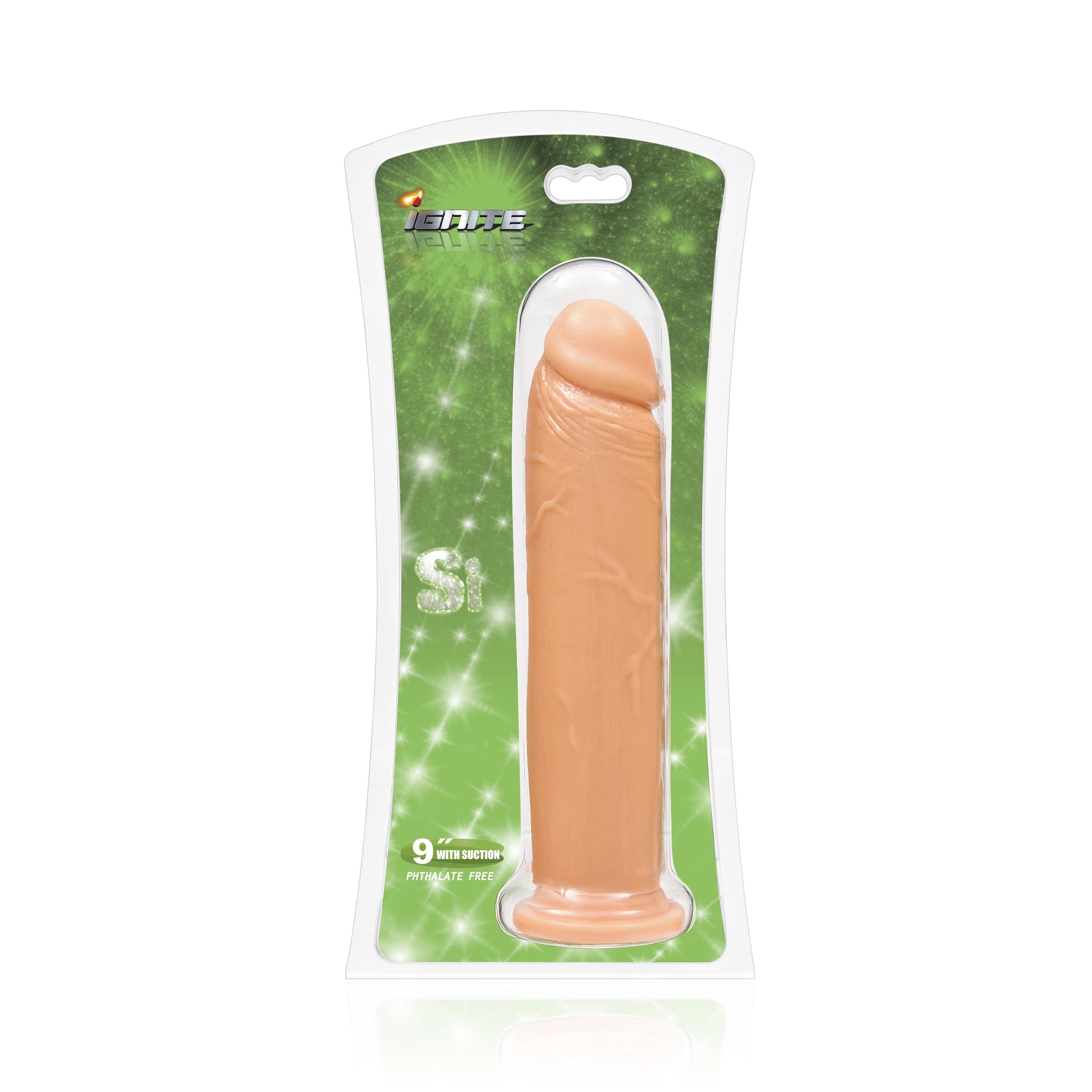 SI IGNITE Cock Dong with Suction, Flesh, 23 cm SI IGNITE Cock Dong with Suction, Flesh, 23 cm