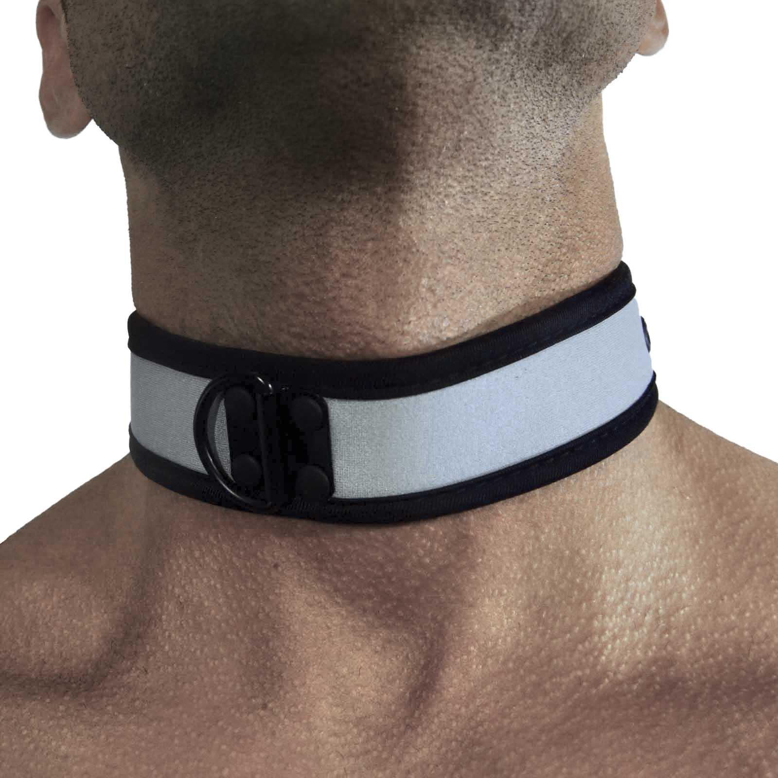 RudeRider Neoprene Puppy Collar Grey