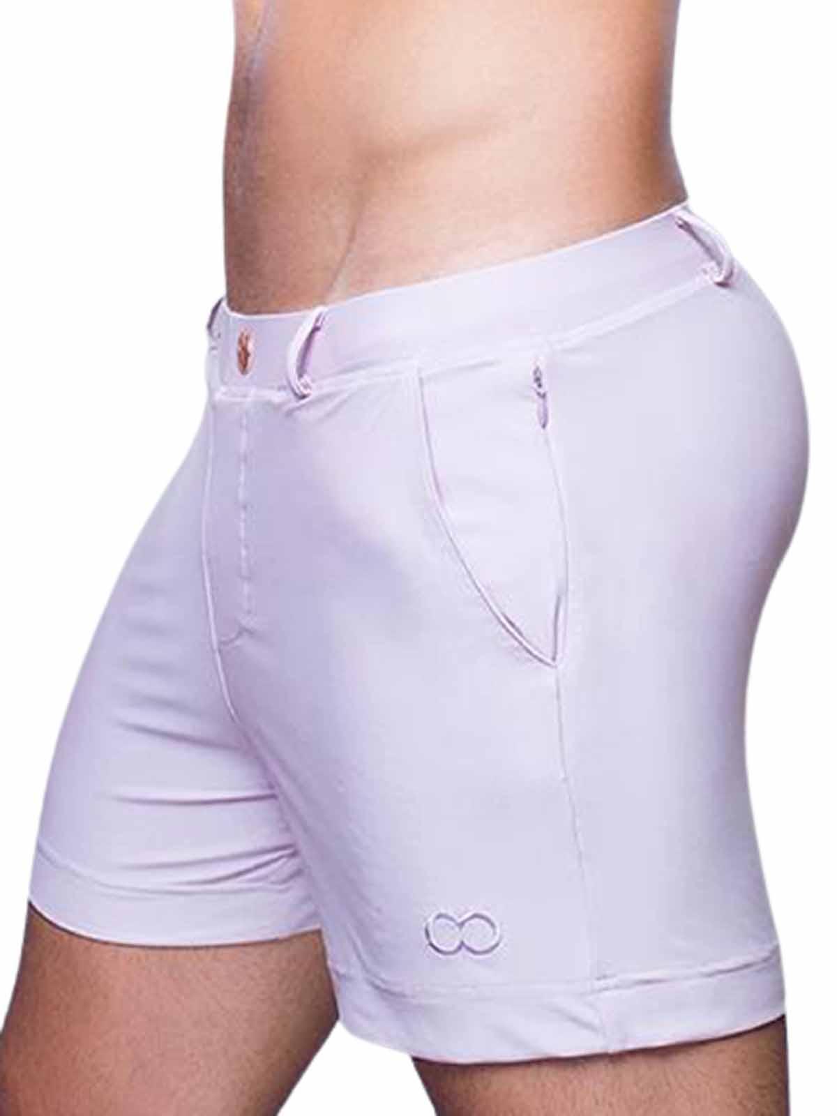 2Eros Bondi Bar Beach Swim Shorts S60 Pastel Pink (Series 3) - Size: L