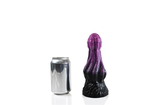 HellHound Hydra Dildo Small, 18 cm, Black & Purple