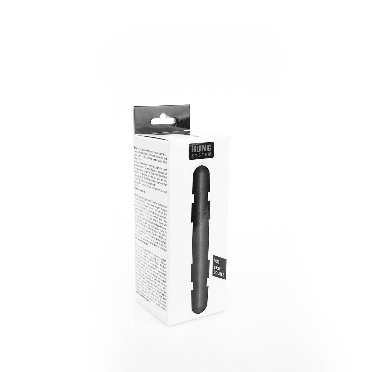 Hung System Insert Plug Easy Double, 17 cm, Black
