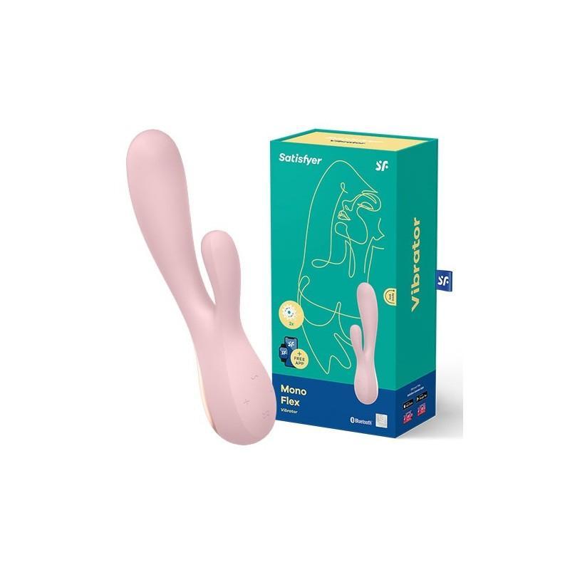 Satisfyer Mono Flex Connect App Vibrator, Pink, 20,5 cm