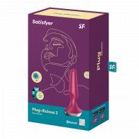 Satisfyer Plug-ilicious 2 Connect App Vibrator, Berry, 12,5 cm Satisfyer Plug-ilicious 2 Connect App Vibrator, Berry, 12,5 cm