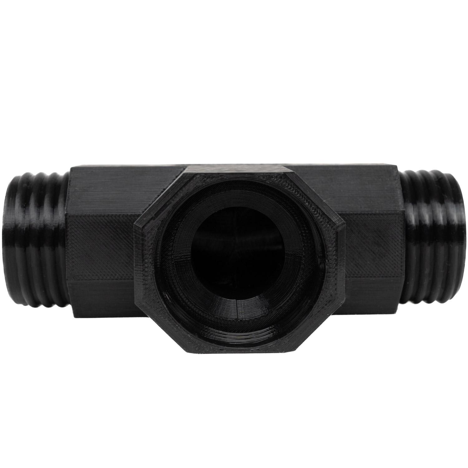 XTRM Gas Mask T-Connector, black