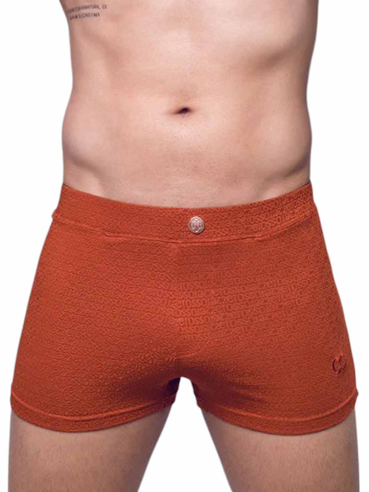 2Eros Textured Swim Trunk V60 Signet Carmine