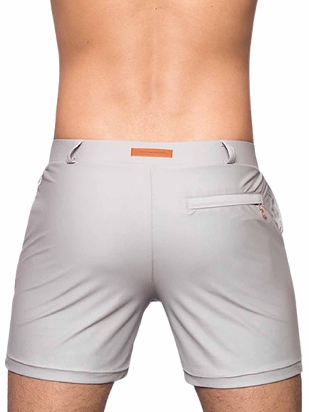 2Eros Bondi Bar Beach Swim Shorts S60 String Brown (Series 3) - Size: L
