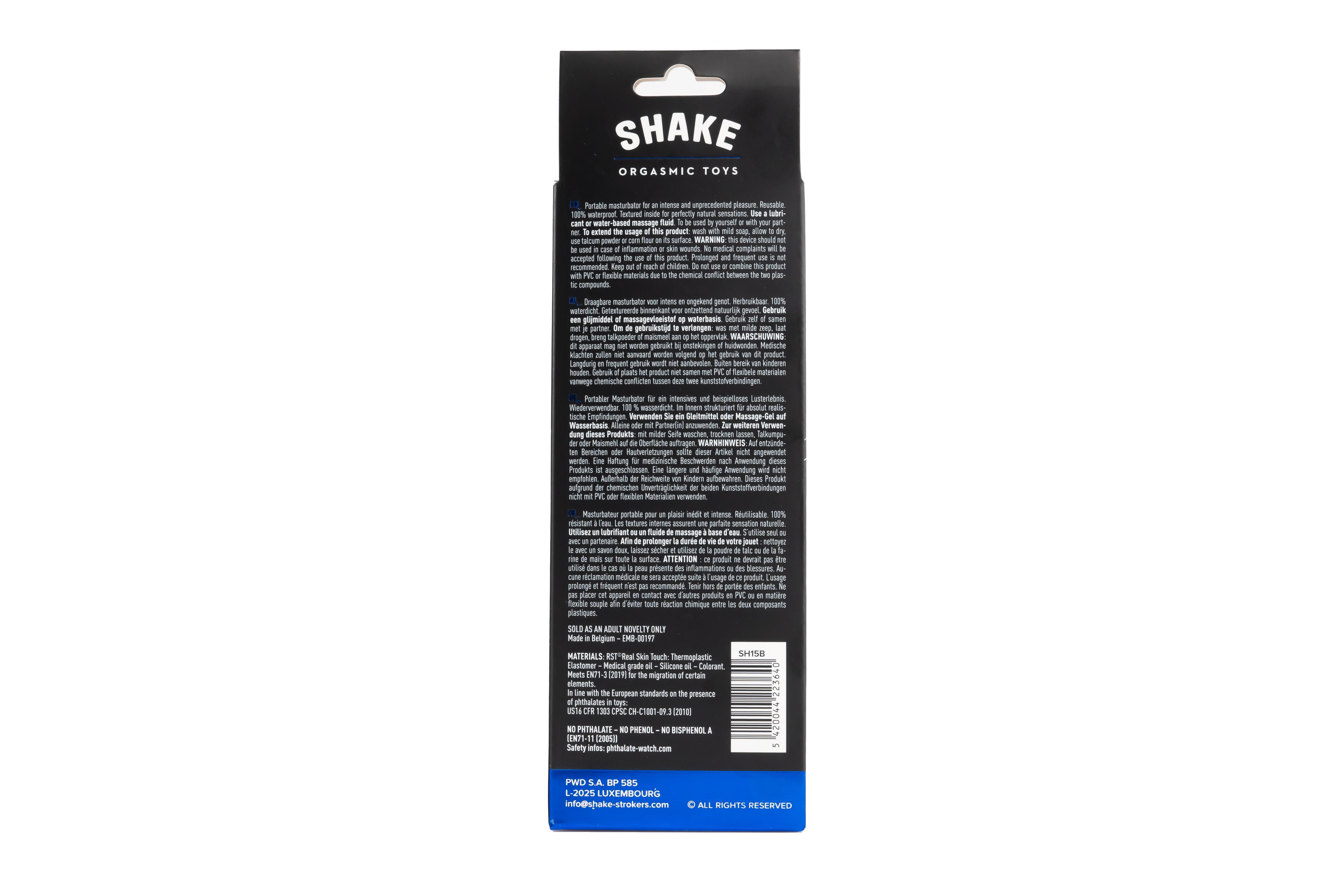 Shake Reverso: The Spiral Masturbator, 14,5 cm, Black