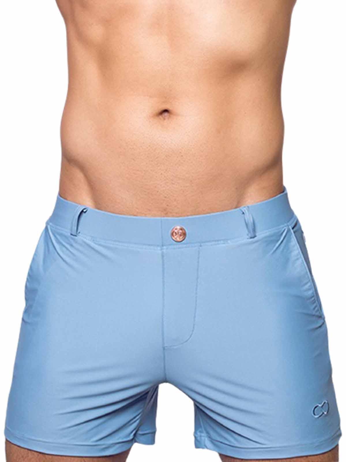 2Eros Bondi Bar Beach Swim Shorts S60 Faded Denim (Series 3) - Size: L
