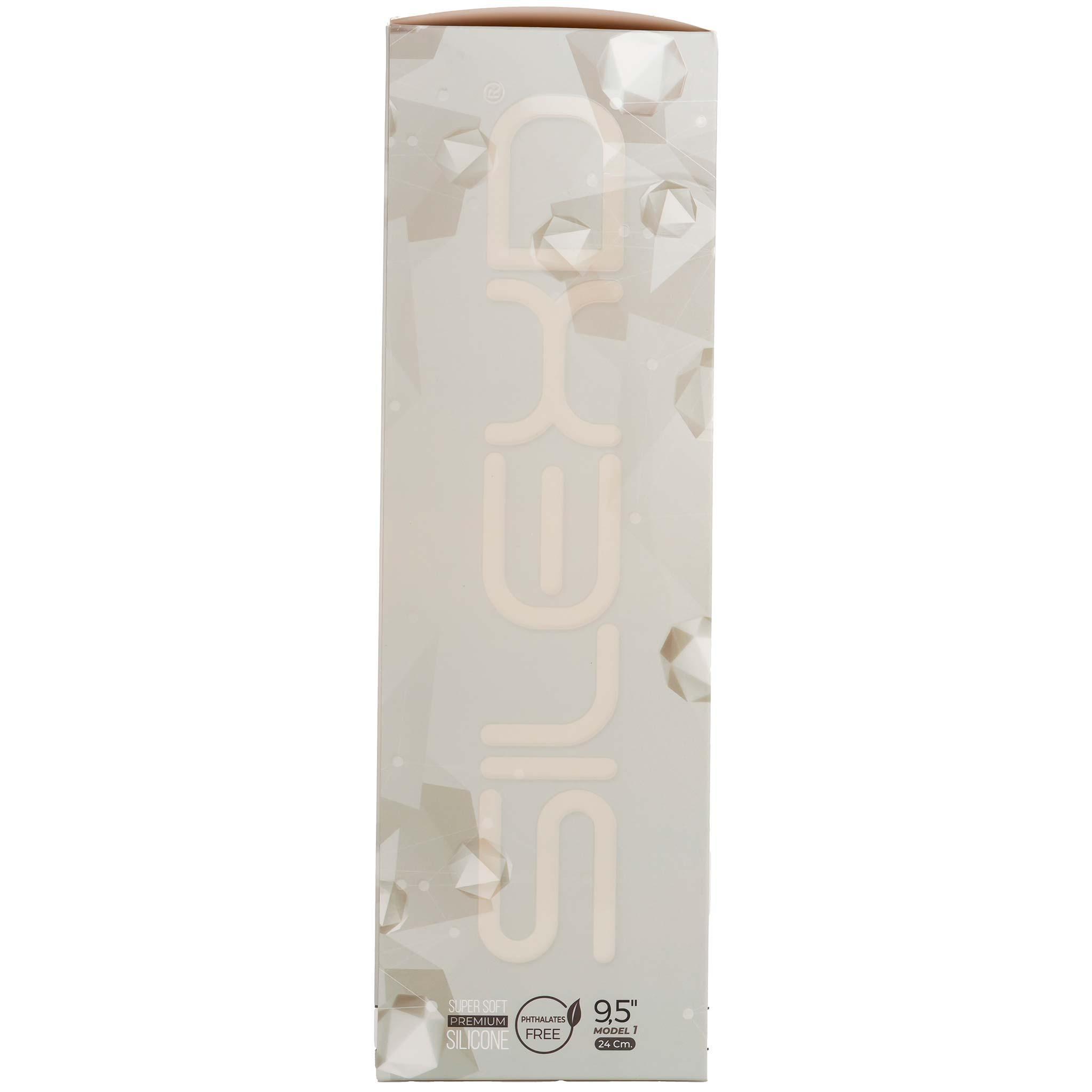SILEXD Premium Silicone Dildo Model 1, 24 cm, Flesh