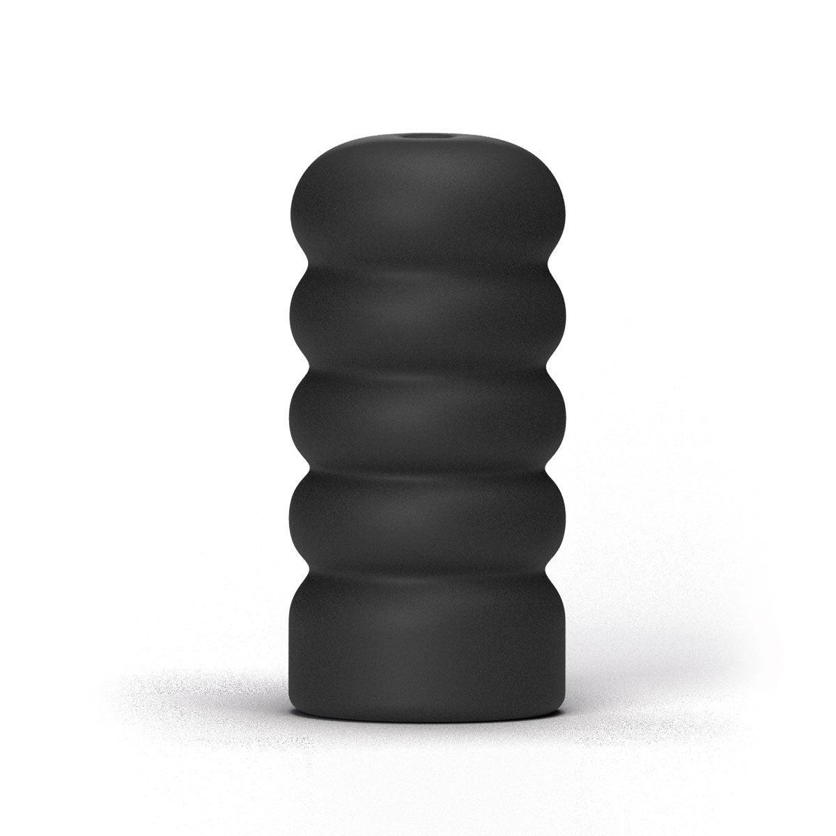 All Black Twink Masturbator, 17 cm