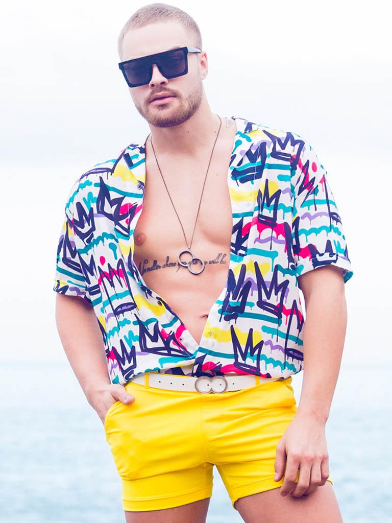 2Eros Bondi Bar Beach Swim S60 Shorts Gold