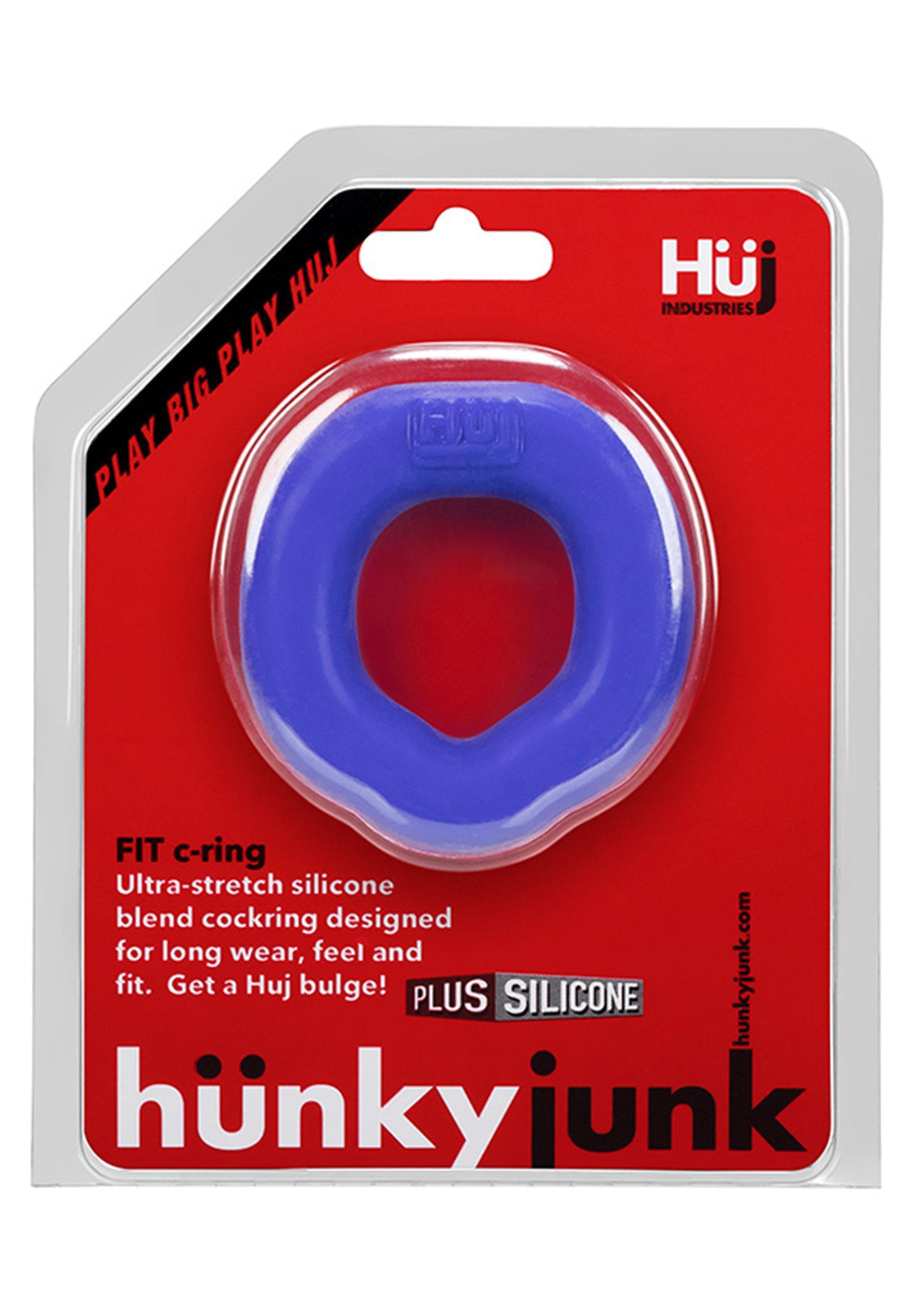 Hnky Junk Fit Ergo Shaped Cockring , Blue