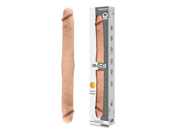 SILEXD Premium Silicone Model 1 Double Dong M, 42 cm, Flesh