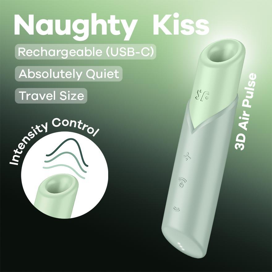 Satisfyer Naughty Kiss, Green