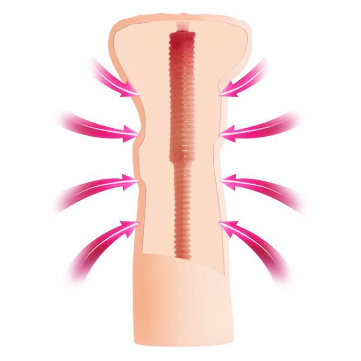 BAILE - Passion Lady, Tighten, Shrink, TPR, light skin 125*45*55mm
