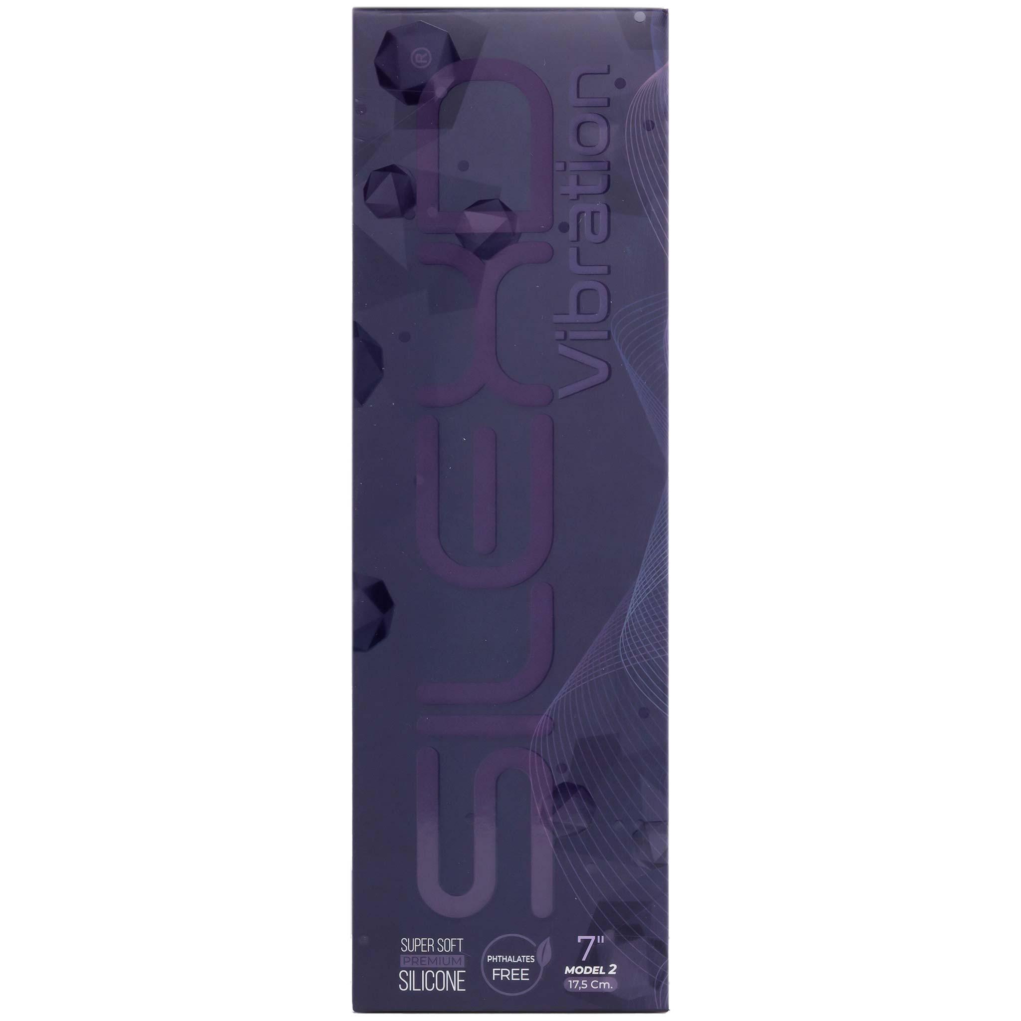 SILEXD Premium Silicone Dildo Model 2 Vibration, 17,5 cm, Flesh