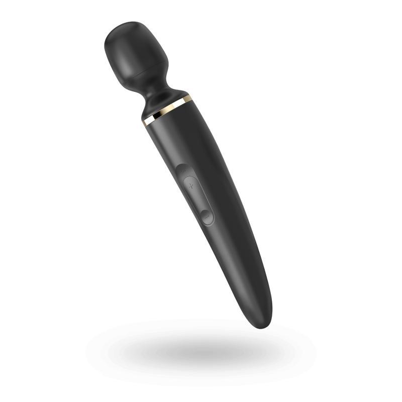 Satisfyer Wand-er Woman Vibrator, Black, 7,8 cm