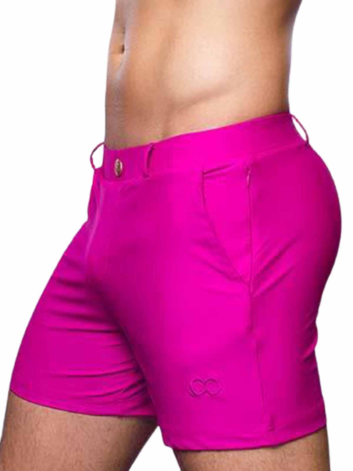 2Eros Bondi Bar Beach Swim Shorts S60 Fuchsia Red (Series 3) - Size: L