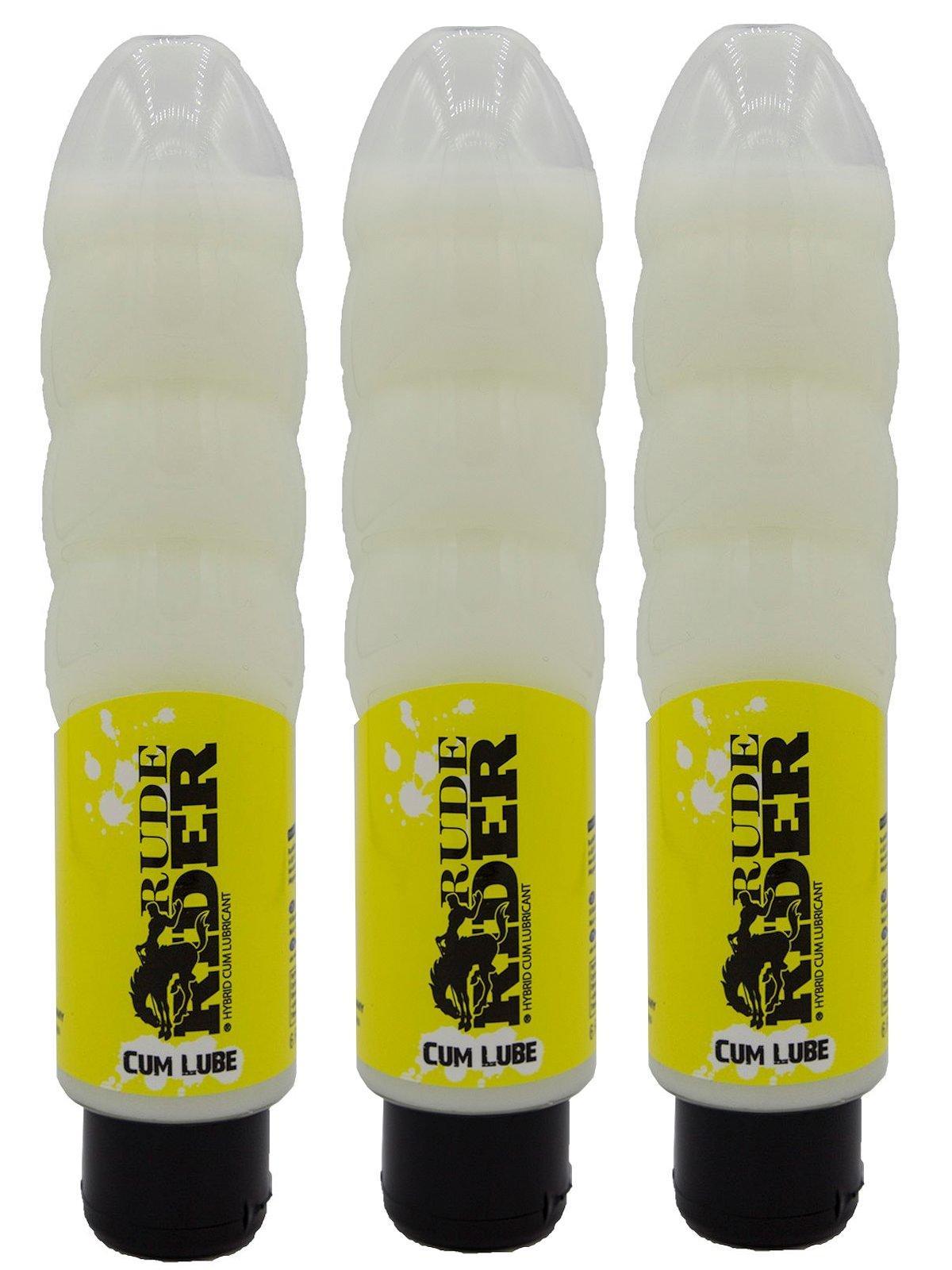Rude Rider Cum Lube, Hybrid Based Lubricant, 175ml in Dildo Toy Bottle (17 cm, Ø 4,1 cm)