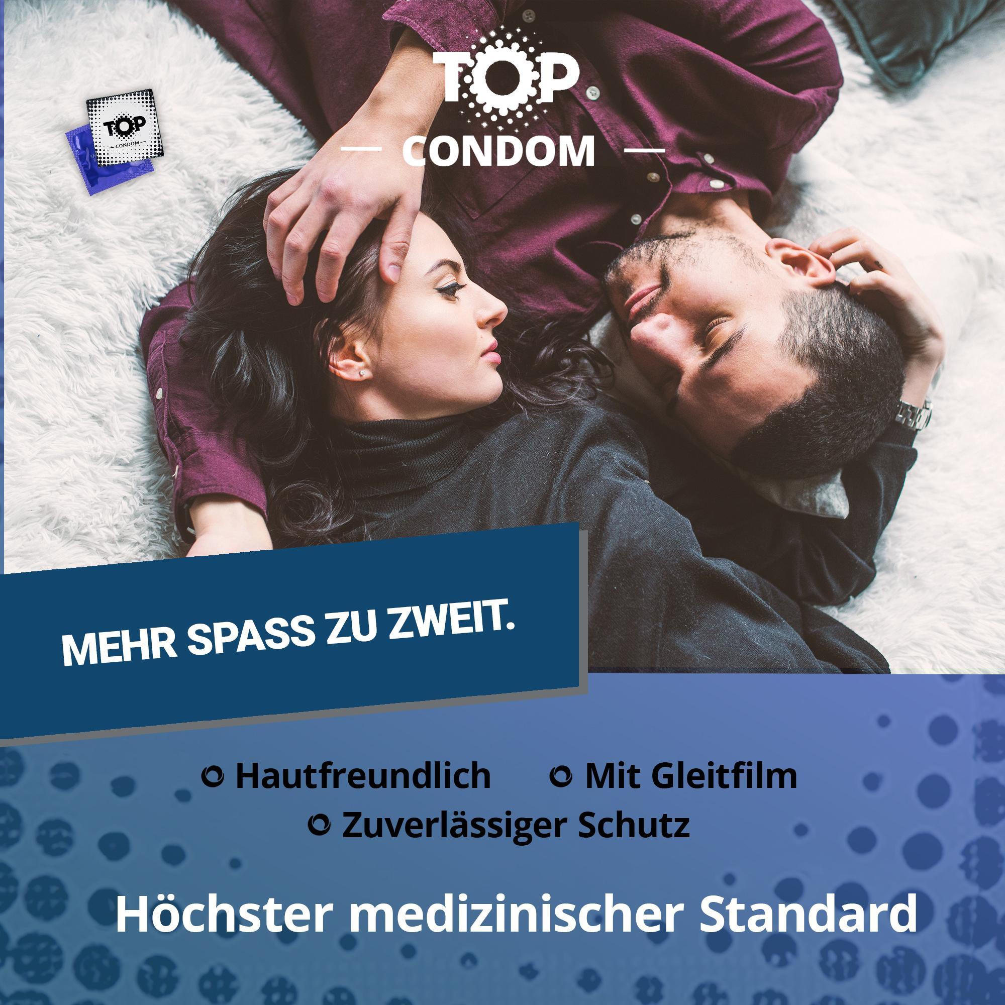 TOP Condoms Extra Wet: Azur Dream - Extra Wet, Packs of 50