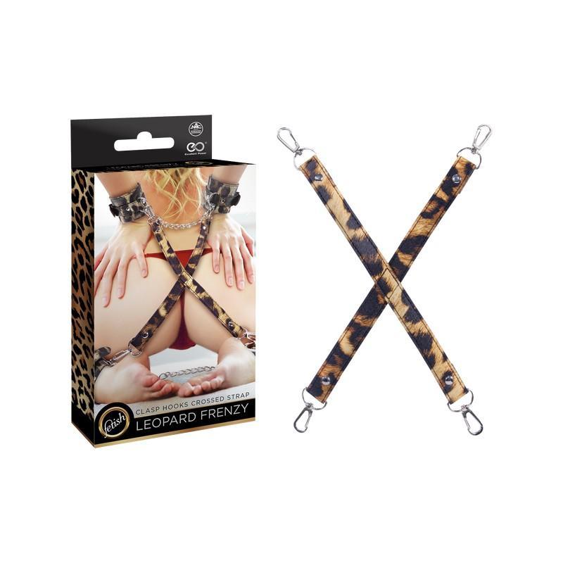 Leopard Frenzy Claps Hooks Crossed