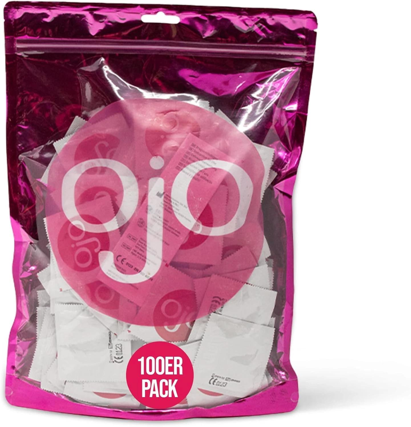 OJO Standard Condoms: Pleasure Treasure, Packs of 100