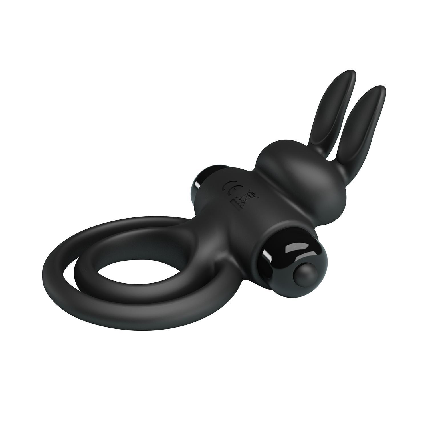 PRETTY LOVE - Vibrant Penis Ring, Black