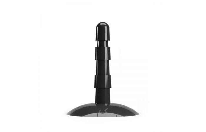 Hung System Insert Plug Mega Suction Cup, 13 cm, Black