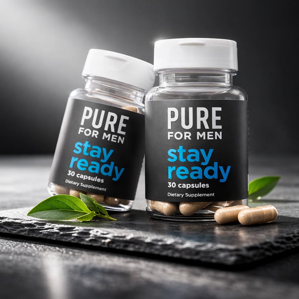 Pure for Men, Stay Ready Fiber Capsules, 30 pcs