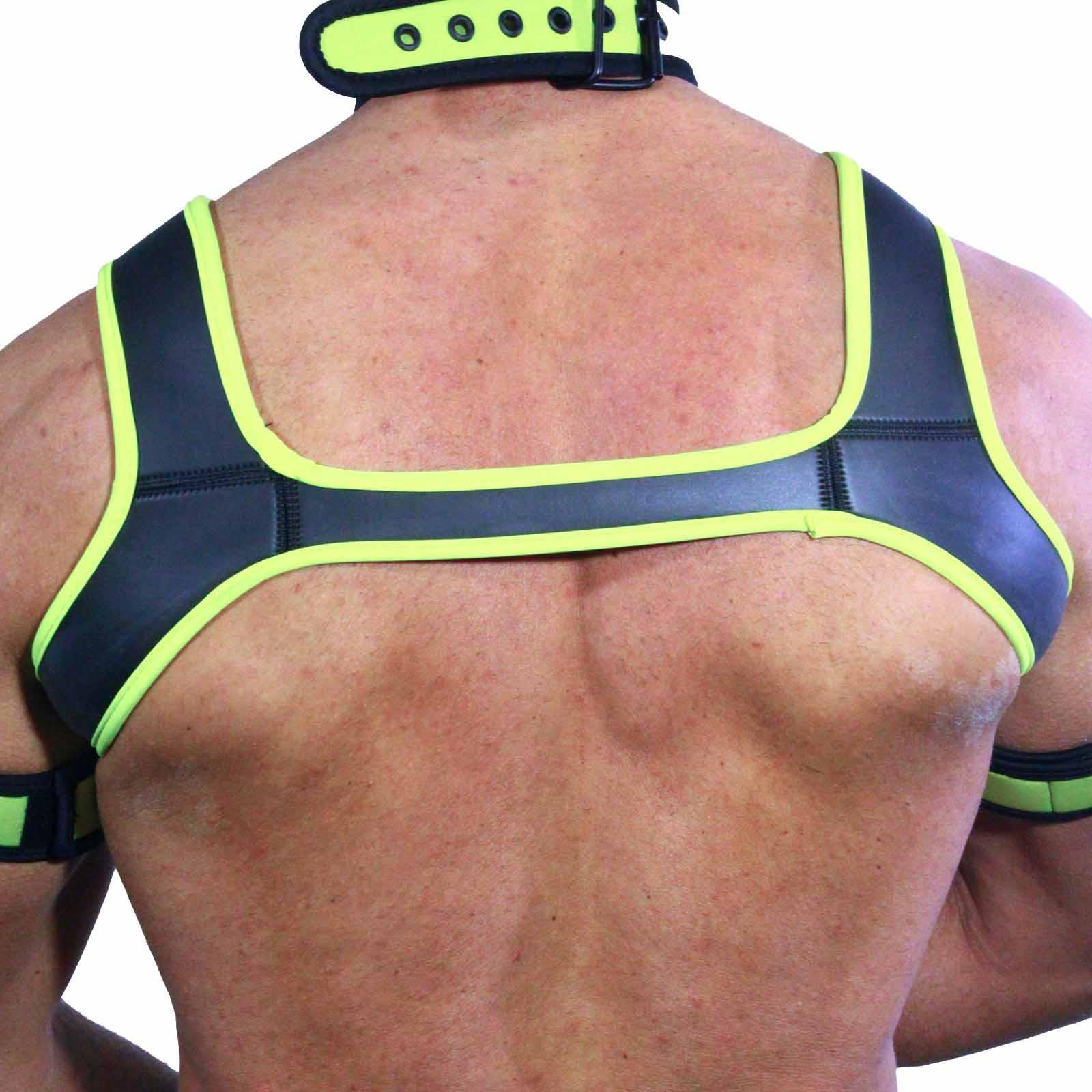 Rude Rider Neoprene Harness Black/Yellow, M size