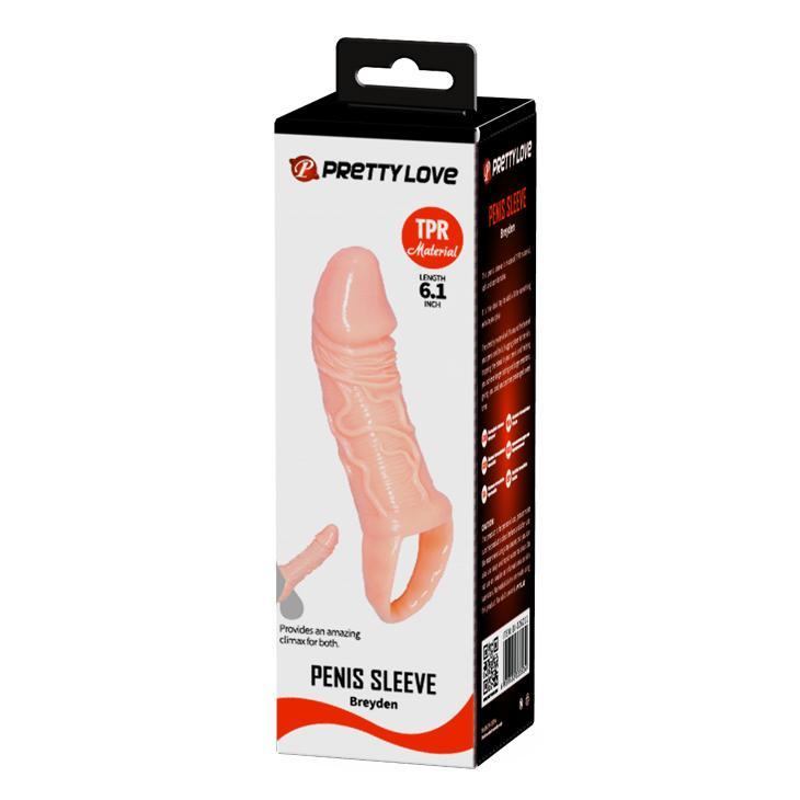 BAILE - Carson, Penis extended Sleeve, super-stretchy TPR material ?:32mm   L:150mm BAILE - Carson, Penis extended Sleeve, super-stretchy TPR material ?:32mm   L:150mm