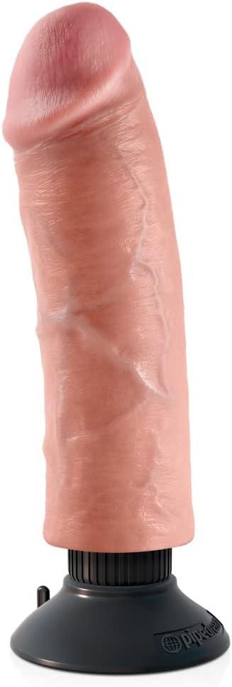 King Cock Vibrating Cock, 25 cm, Flesh