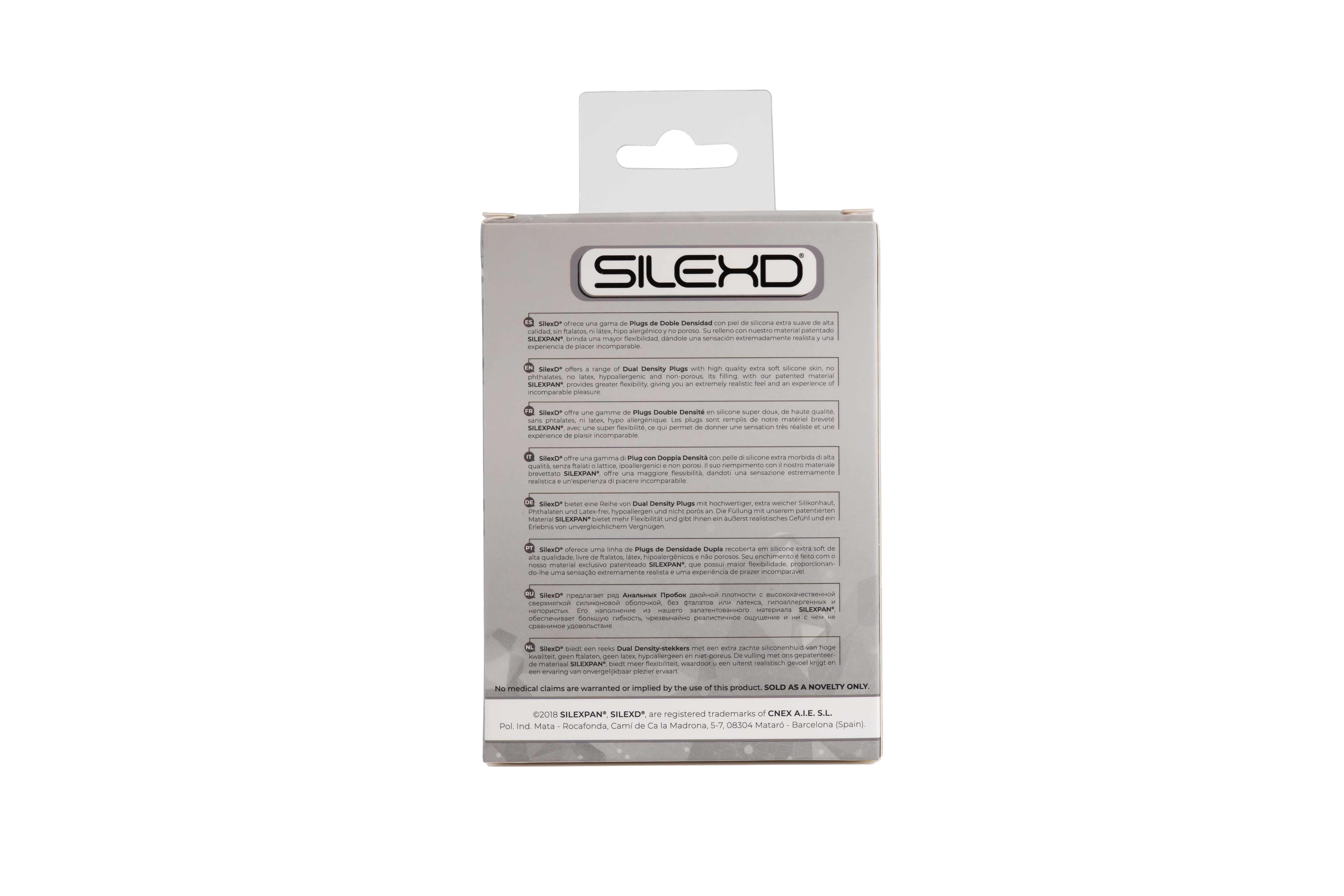 SILEXD Premium Silicone Plug Model 2 S, 7,2 cm, Black